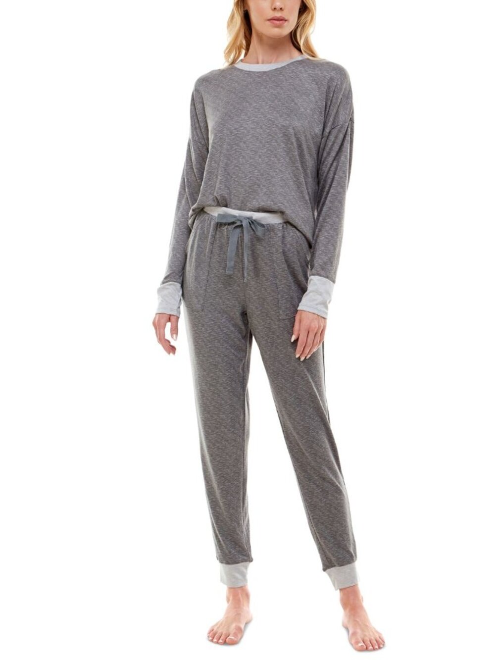 Roudelain Womens Whisper Luxe Drop Shoulder and Jogger Set
